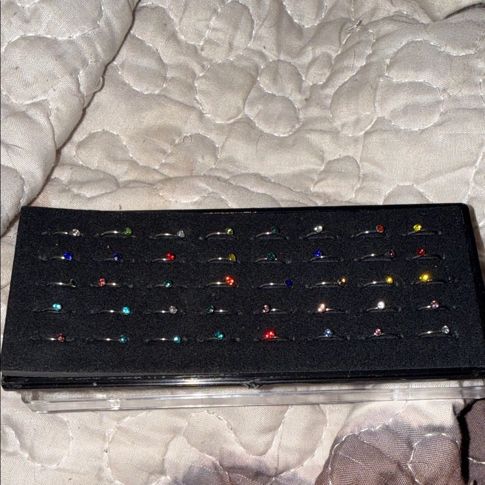 Colorful Gemstone Nose Rings Pick Your Color!
